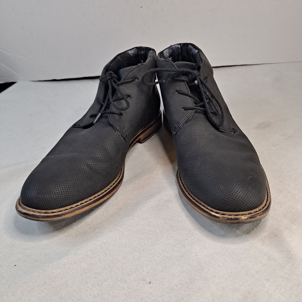 Steve Madden Grasin Shoe Buckle Exclusive Men's 11 Faux Suede Perforated Loafers